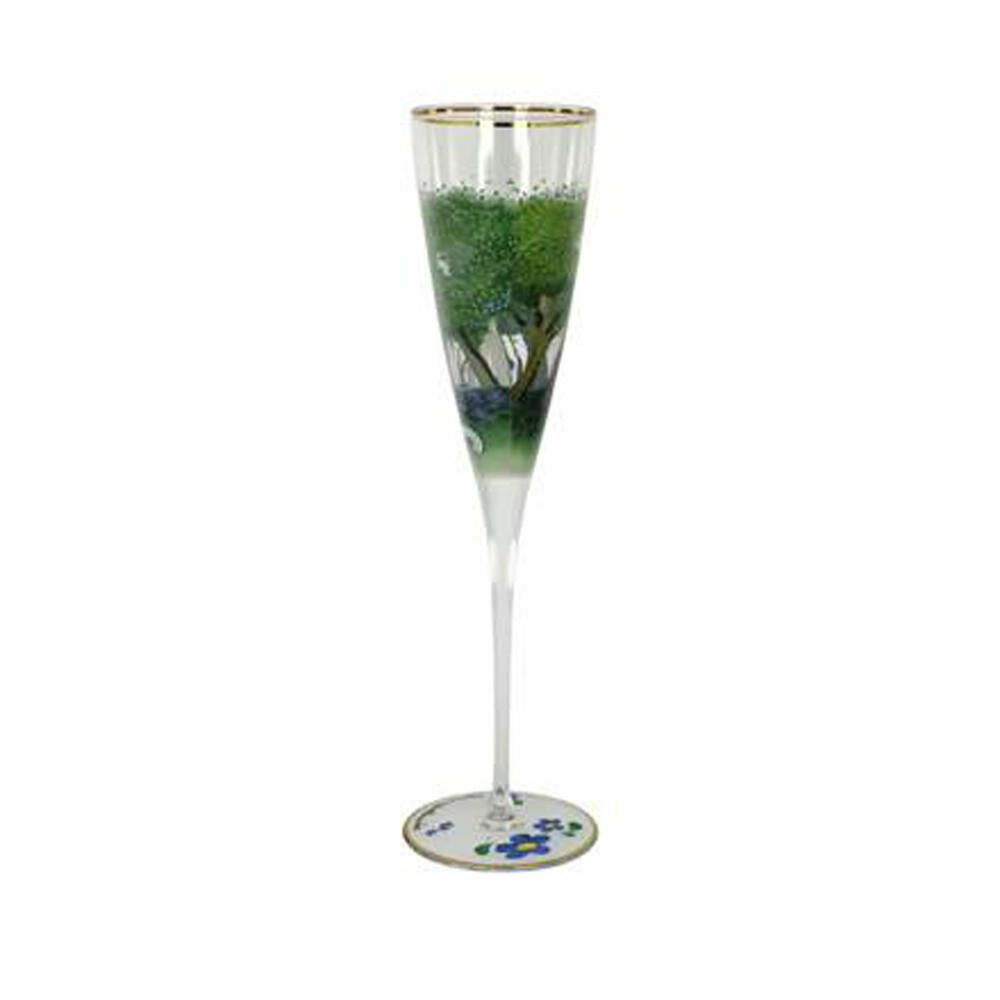 Goebel Sektglas Rosina Wachtmeister - Una passeggiata nel verde, Glas