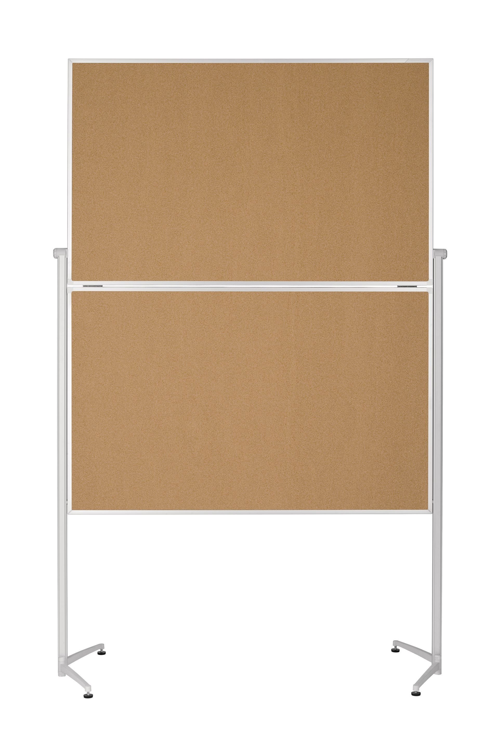 magnetoplan® Anzeigetafel Design-Moderationstafeln evolution plus klappbar, Korkplatte (1-St)