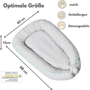 SEI Design Kuschelnest Streifen, (1-tlg), mit wasserfester Matratze