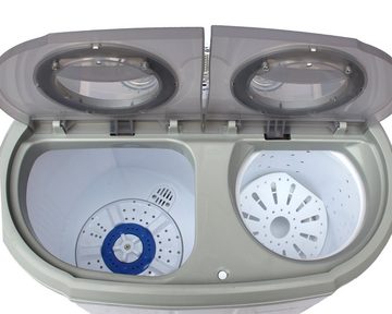 JUNG Mini-Waschmaschine CR8052, 3.00 kg, 400 U/min, Reisewaschmaschine Mini Waschmaschine Schleuder Klein Camping Mobil