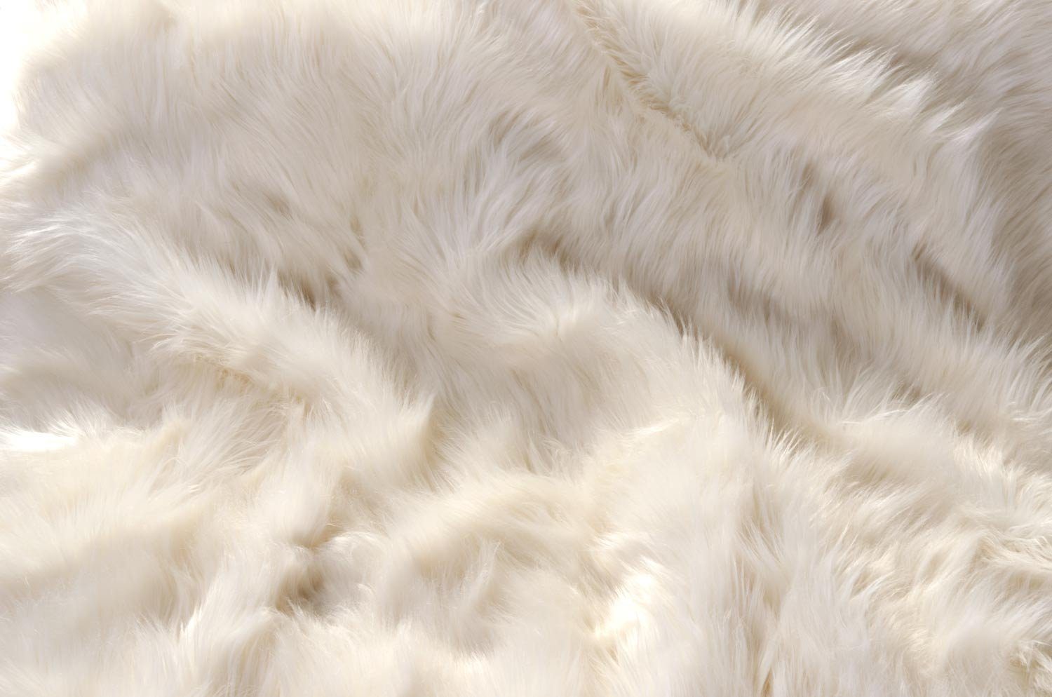 Wohndecke Felldecke (Kunstfell) "Tibetlamm" in wollweiß, Wohnen und Accesso günstig online kaufen
