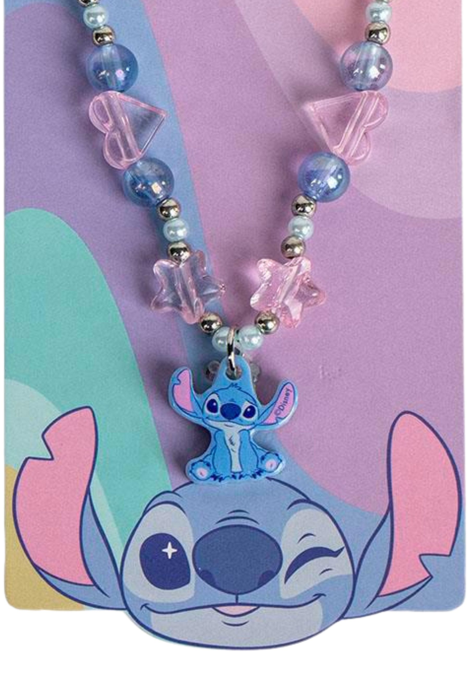Disney Kette mit Anhänger Kinder Schmuckkette Stitch (Set)
