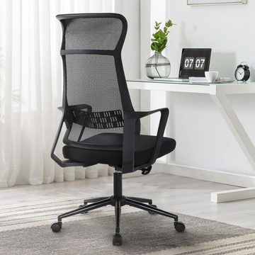 Youhauchair Bürostuhl, Schreibtischstuhl aus Netzstoff, Um drehbarer und höhenverstellbarer