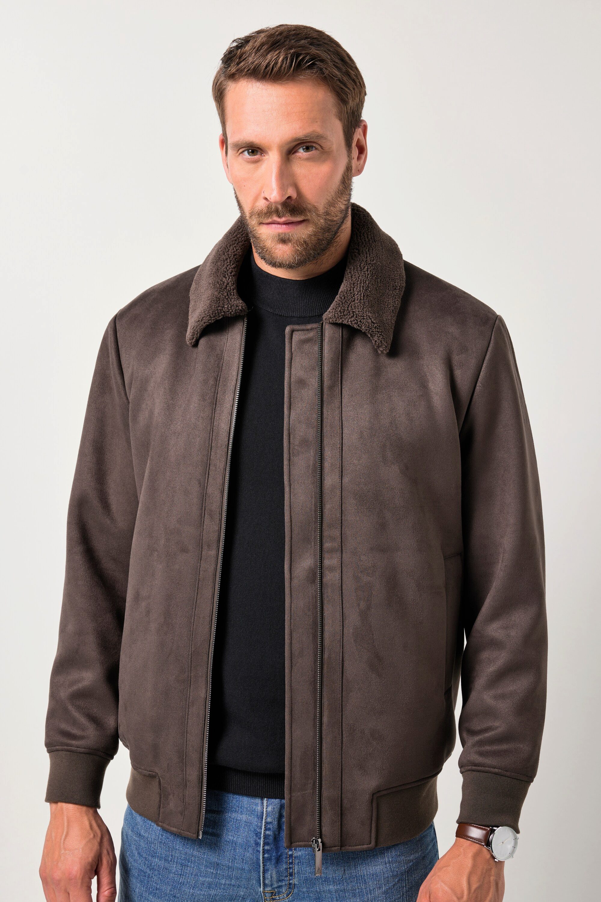 JP1880 Funktionsjacke JP AWARE Bomberjacke Lederoptik günstig online kaufen