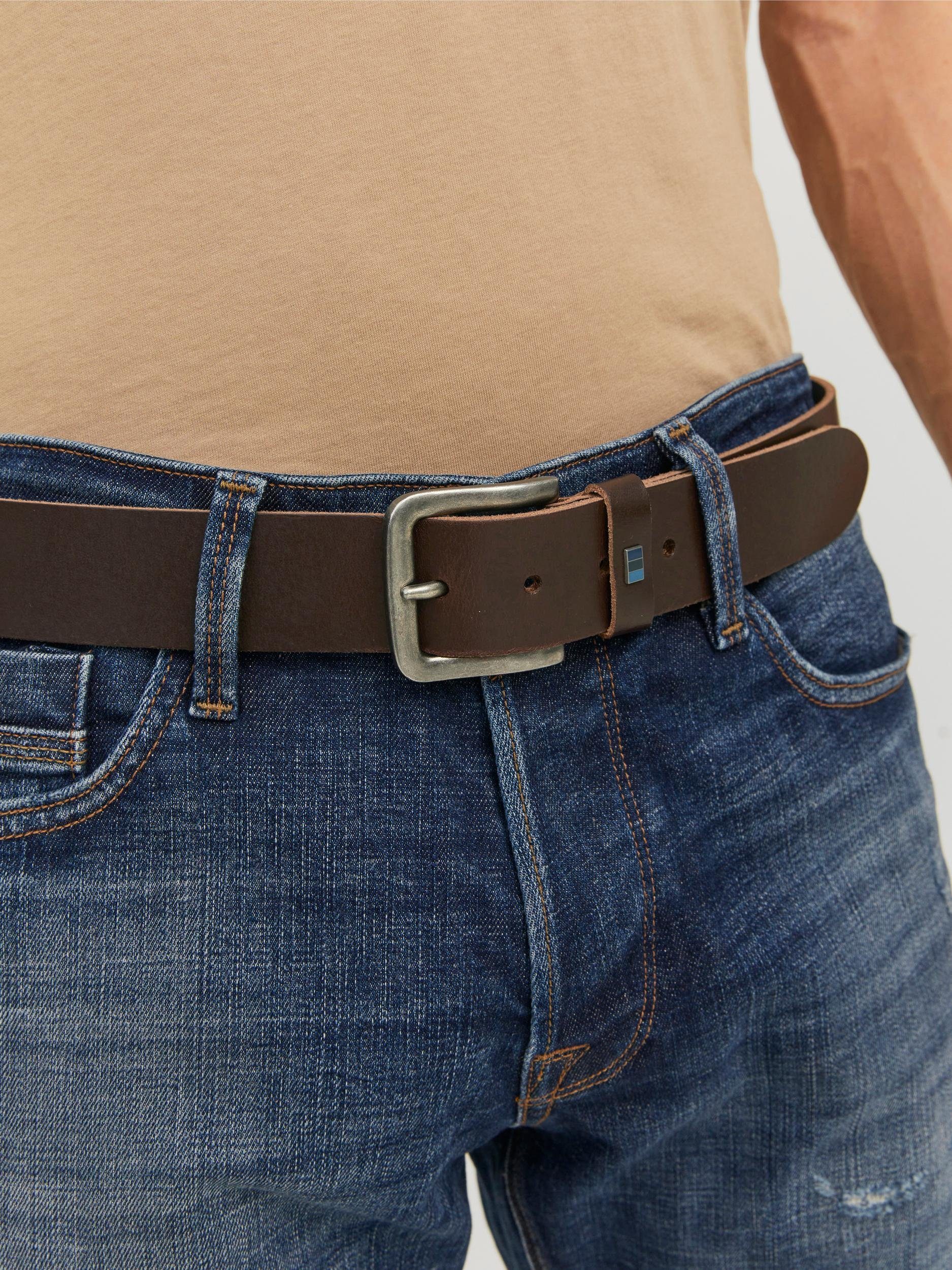Jack & Jones Ledergürtel JACFLAG LEATHER BELT 4 CM NOOS günstig online kaufen