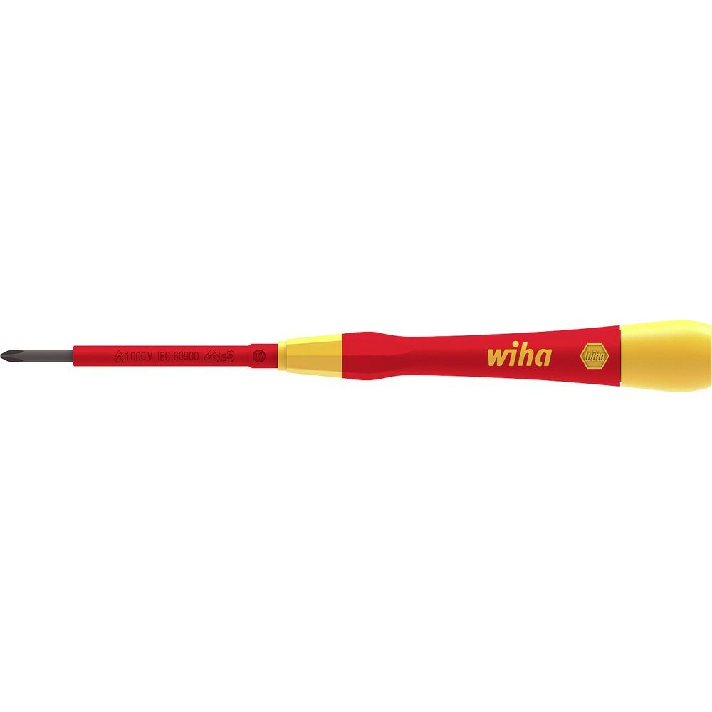 Schraubendreher Wiha 42378 Elektriker, VDE, Elektronik- u. Feinmechanik Kreuzschlitz-