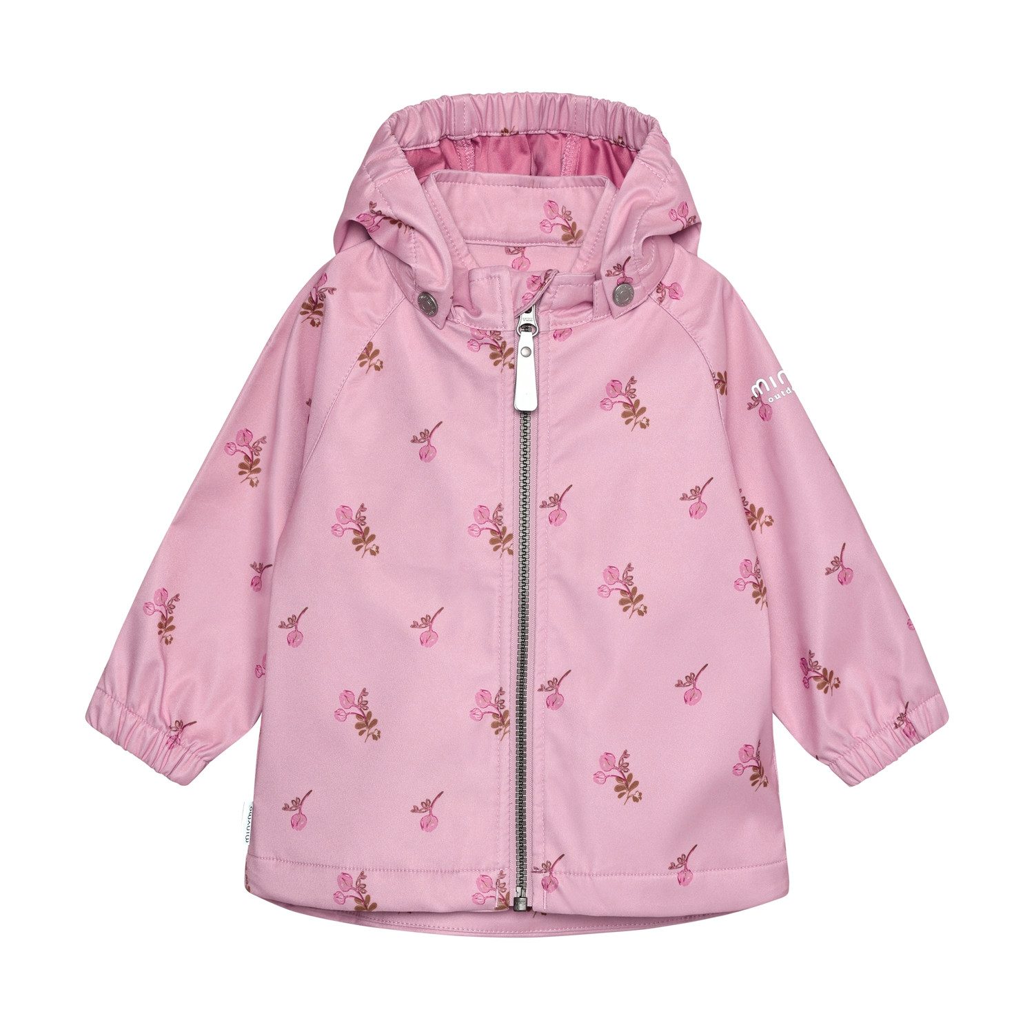 Softshelljacke Minymo Mädchen Softshelljacke wasserdicht mit Kapuze