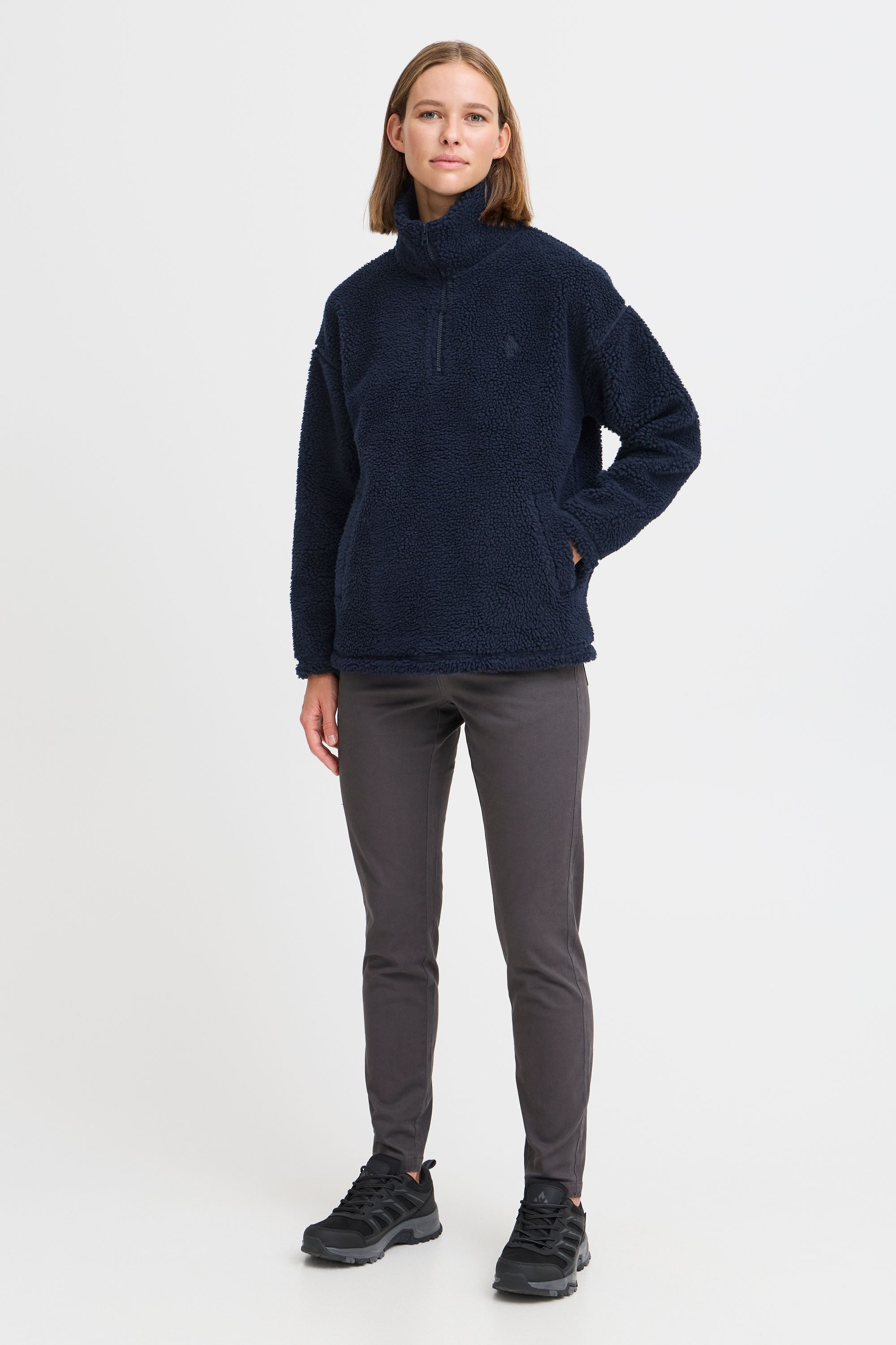 OXMO Fleecejacke OXTOLIRONE moderner Teddy-Sweater günstig online kaufen