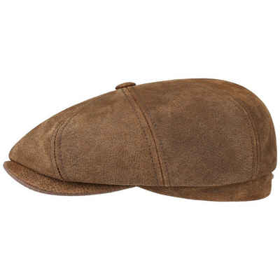 Stetson Flat Cap (1-St) Ledercap mit Schirm