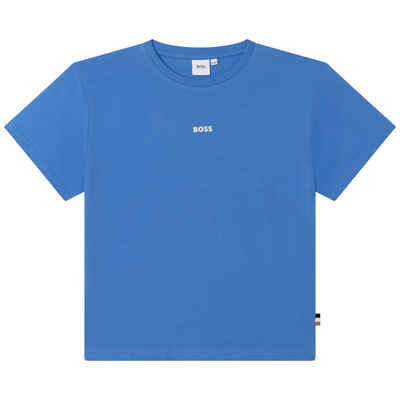 BOSS T-Shirt Hugo Boss Jungen T-Shirt himmelblau