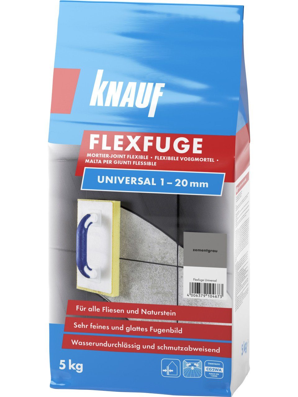 KNAUF Fugenmörtel Knauf Fugenmörtel Flexfuge Universal 1 - 20 mm