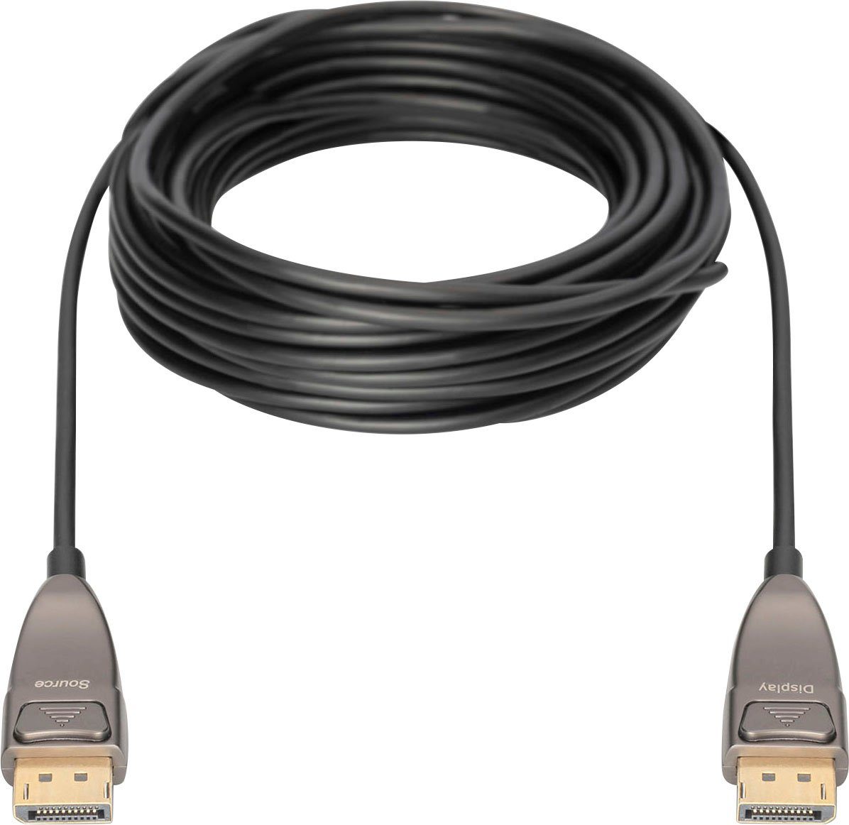 SAT-Kabel, DisplayPort Glasfaserkabel, Digitus (1500 DisplayPort™ Hybrid cm) AOC UHD 8K