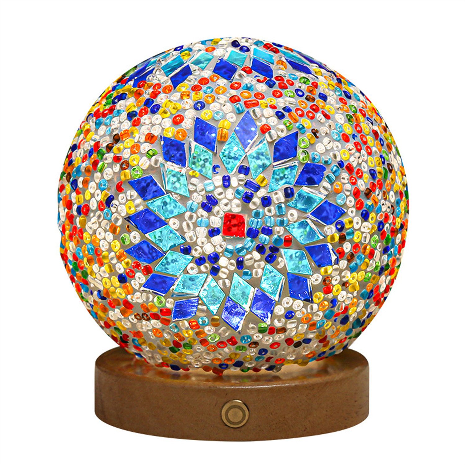 autolock Tischleuchte Türkische Tischlampe, böhmische Tiffany-Stil günstig online kaufen