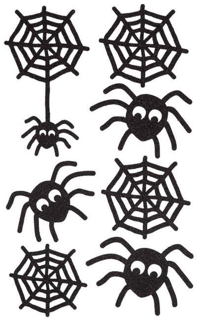 Rico-Design Verlag Sticker »Spinnen«, 7 Stück selbstklebend