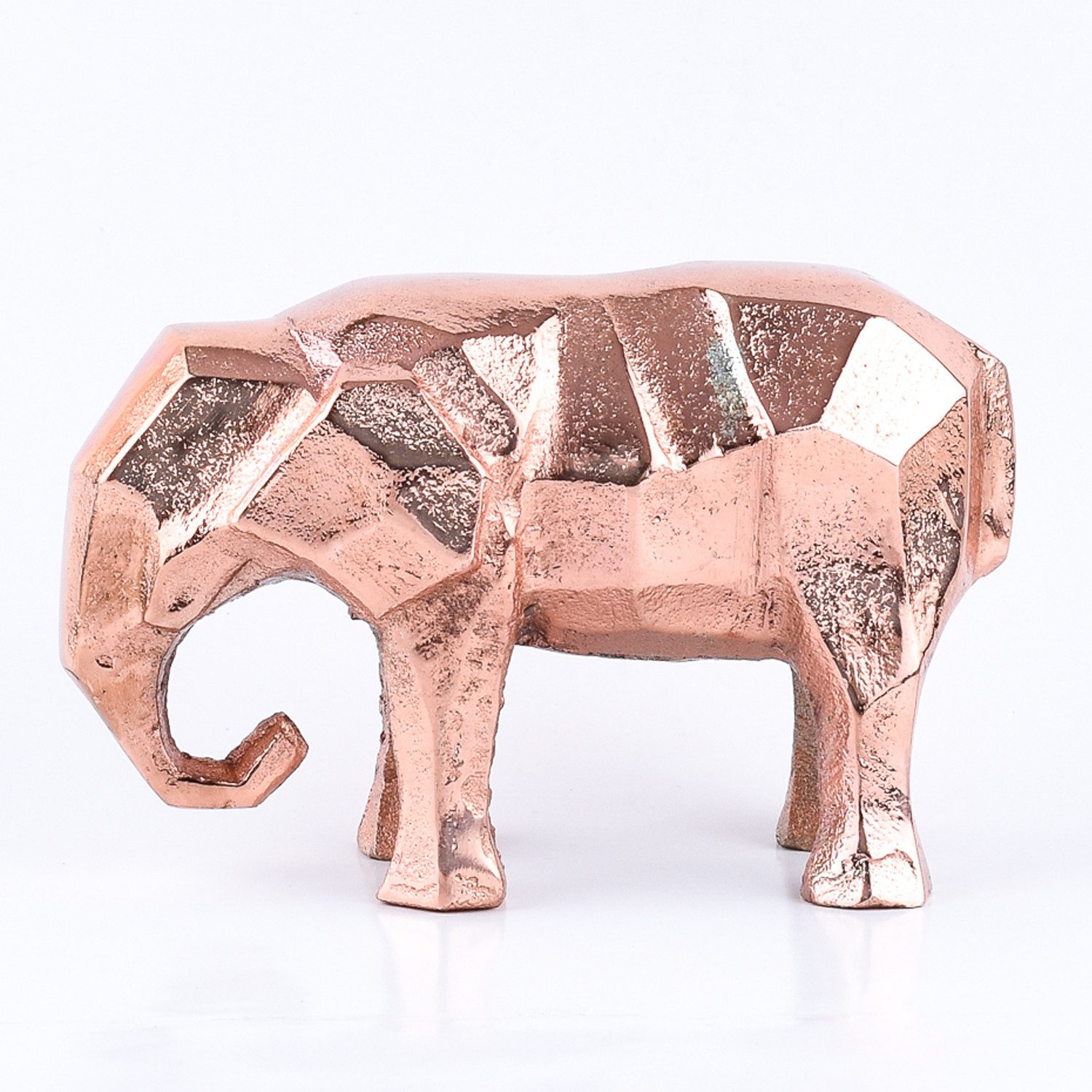 Marrakesch Orient & Mediterran Interior Tierfigur Elefantenfigur, 19 cm, Aluminium, modern, für Wohnzimmer und Büro (1 St), Handarbeit