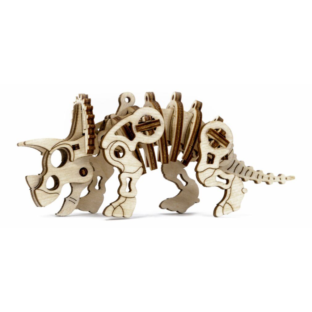 Wooden City 3D-Puzzle 3D-Puzzle Triceratops 40 Teile, Puzzleteile