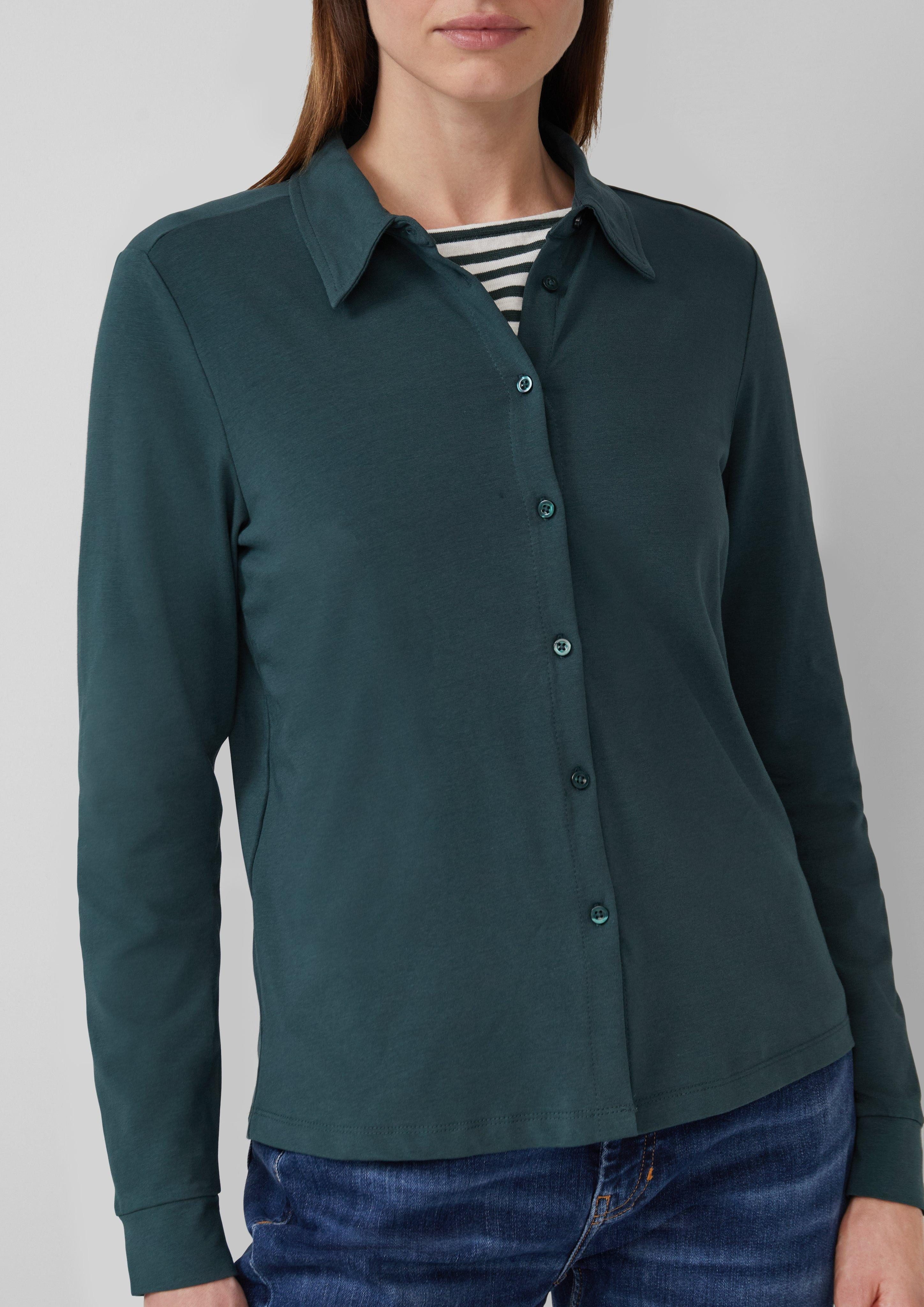 s.Oliver Langarmshirt Elastische Jerseybluse günstig online kaufen
