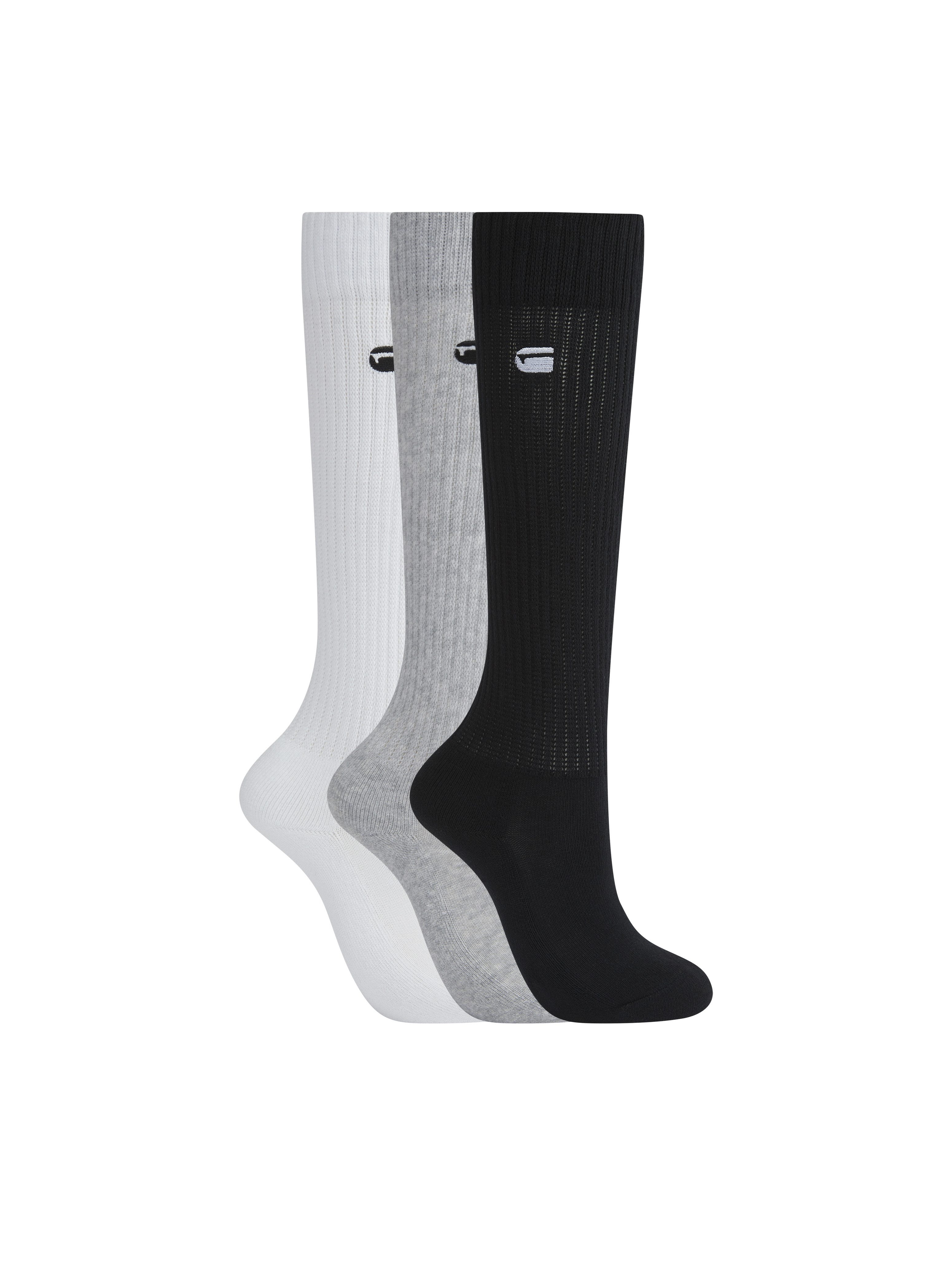 G-STAR Langsocken MYSTIC, SLOUCHY SOCKS (Packung, 3-Paar) mit Logostickerei