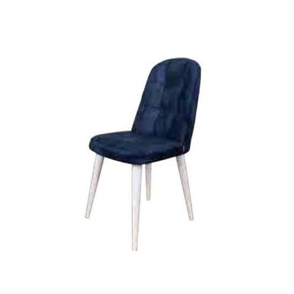 JVmoebel Stuhl Hochgrüner Stuhl auf schwarzen Holzbeinen einem weichen Rücken, Made In Europe