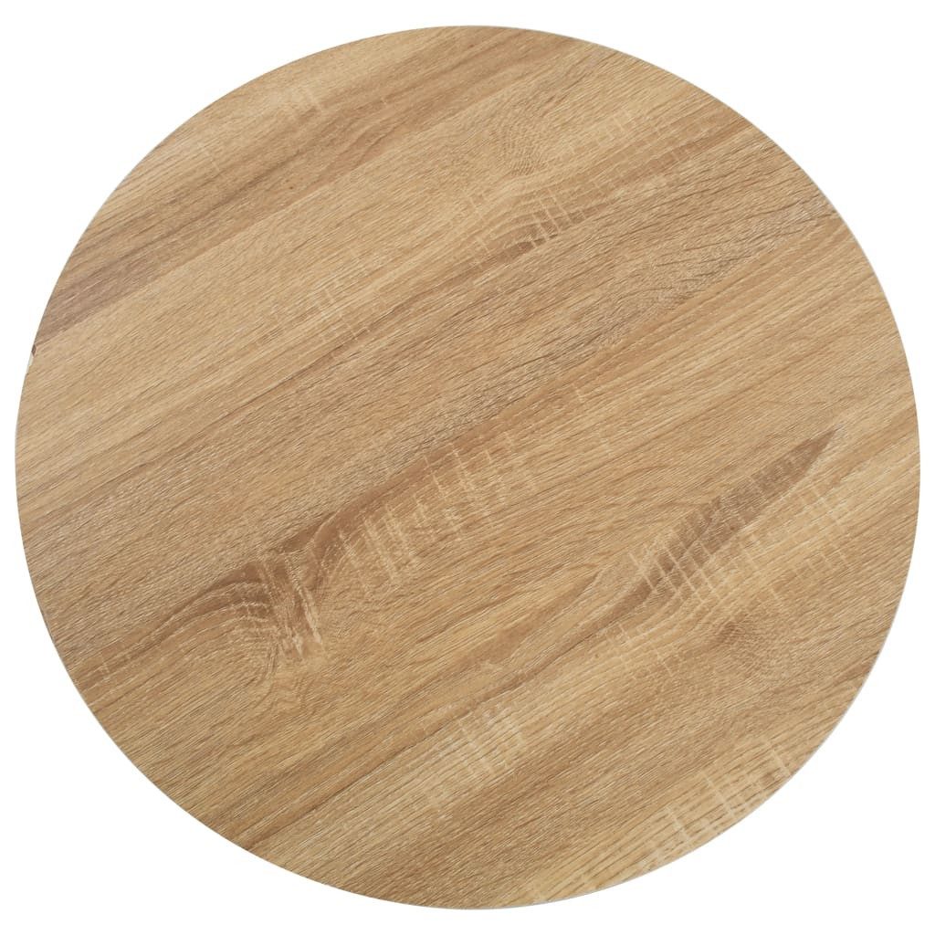 vidaXL Esstisch Bistrotisch Hellbraun 50 cm MDF (1-St)