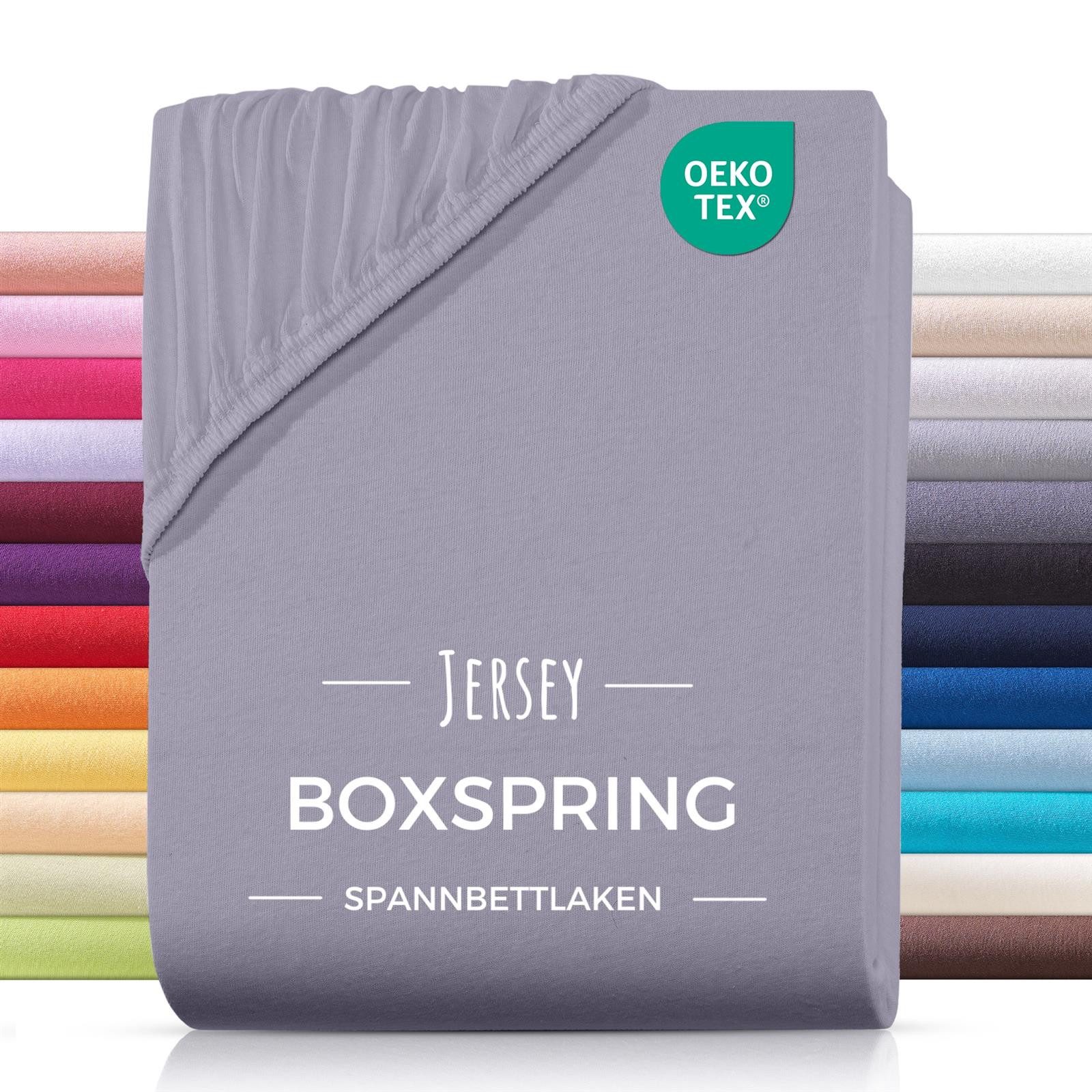 Carpe Sonno Spannbettlaken Boxspringbett Wasserbett Jersey 180x200 180x220 günstig online kaufen