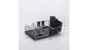 U.Uberlux Geschirrständer Abtropfgestell Geschirr aus Metall, Abtropfgitter, Geschirrständer