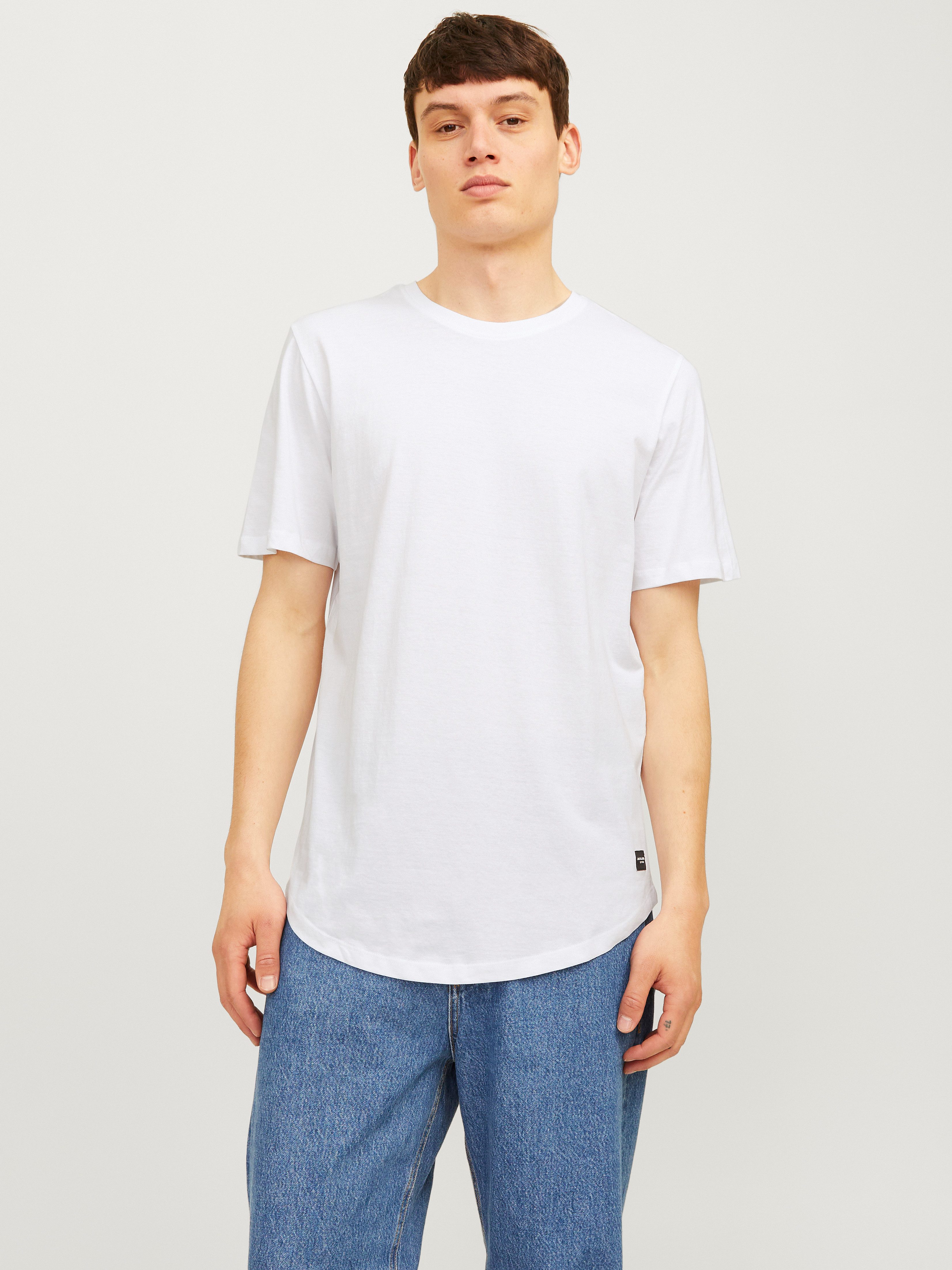 Jack & Jones T-Shirt JJENOA TEE SS CREW NECK 5PK MP NOOS (Packung, 5-tlg., 5er-Pack)