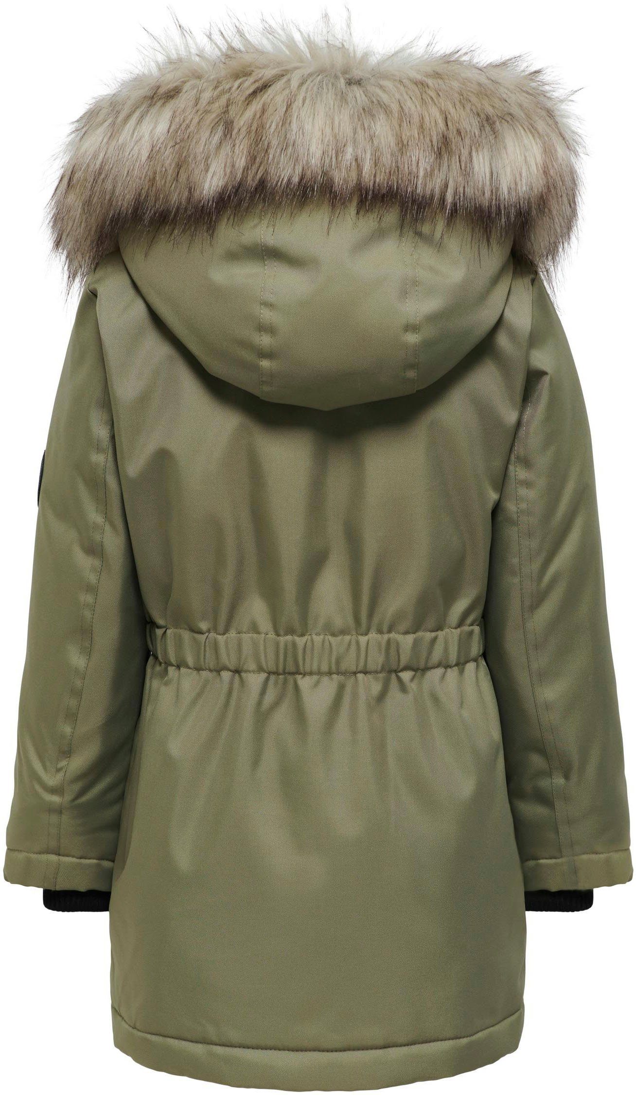 KOGIRIS KIDS OTW Winterjacke FUR ONLY PARKA aloe