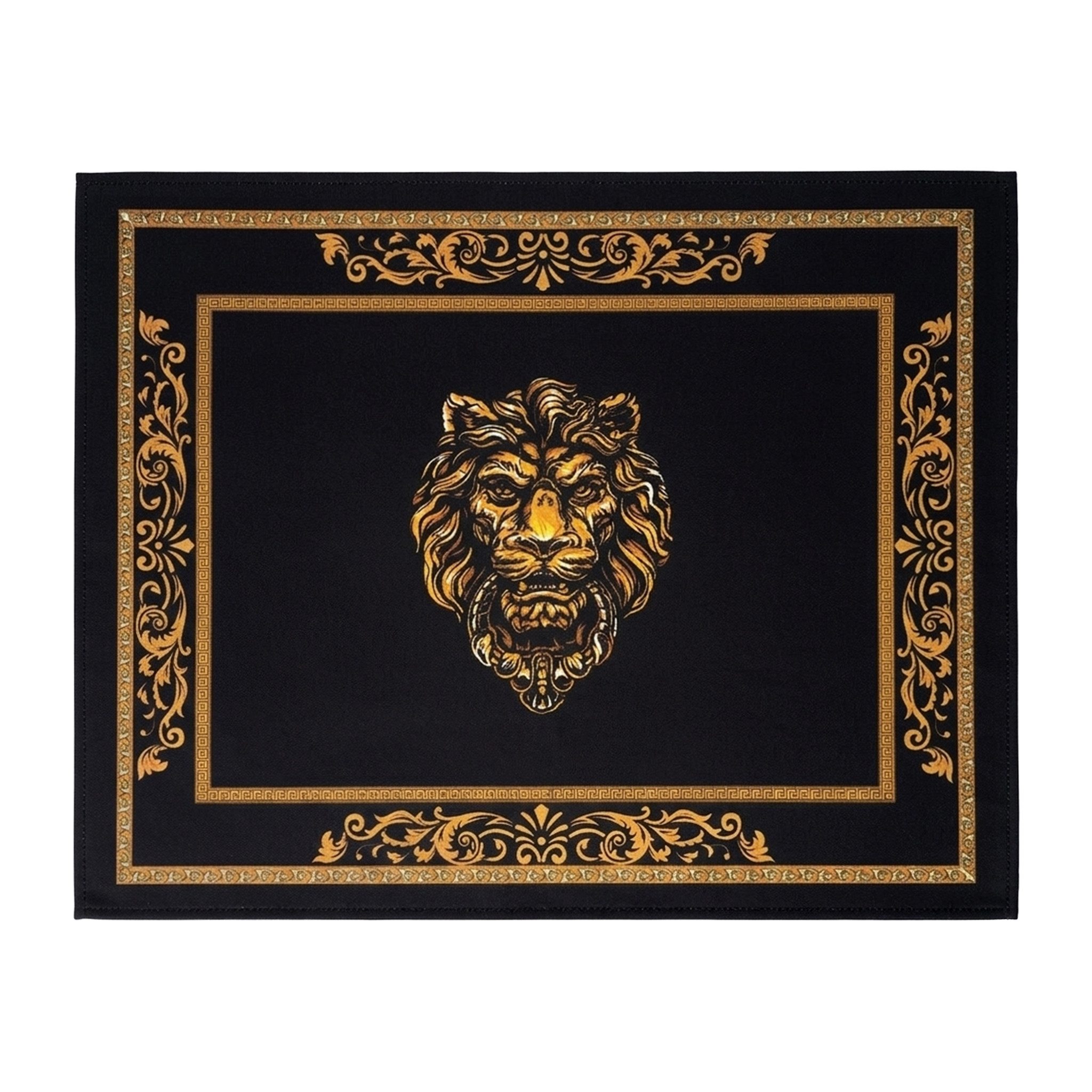 Belle Arti Platzset Elegantes Platzset 44x34 cm, abwaschbar, Löwe/Amphore/Krone, (1-St), Abwaschbar, rutschhemmend und stilvoll dekorativ