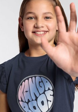 KangaROOS T-Shirt Kangaroos Mädchen, mit modischen Rüschenärmeln