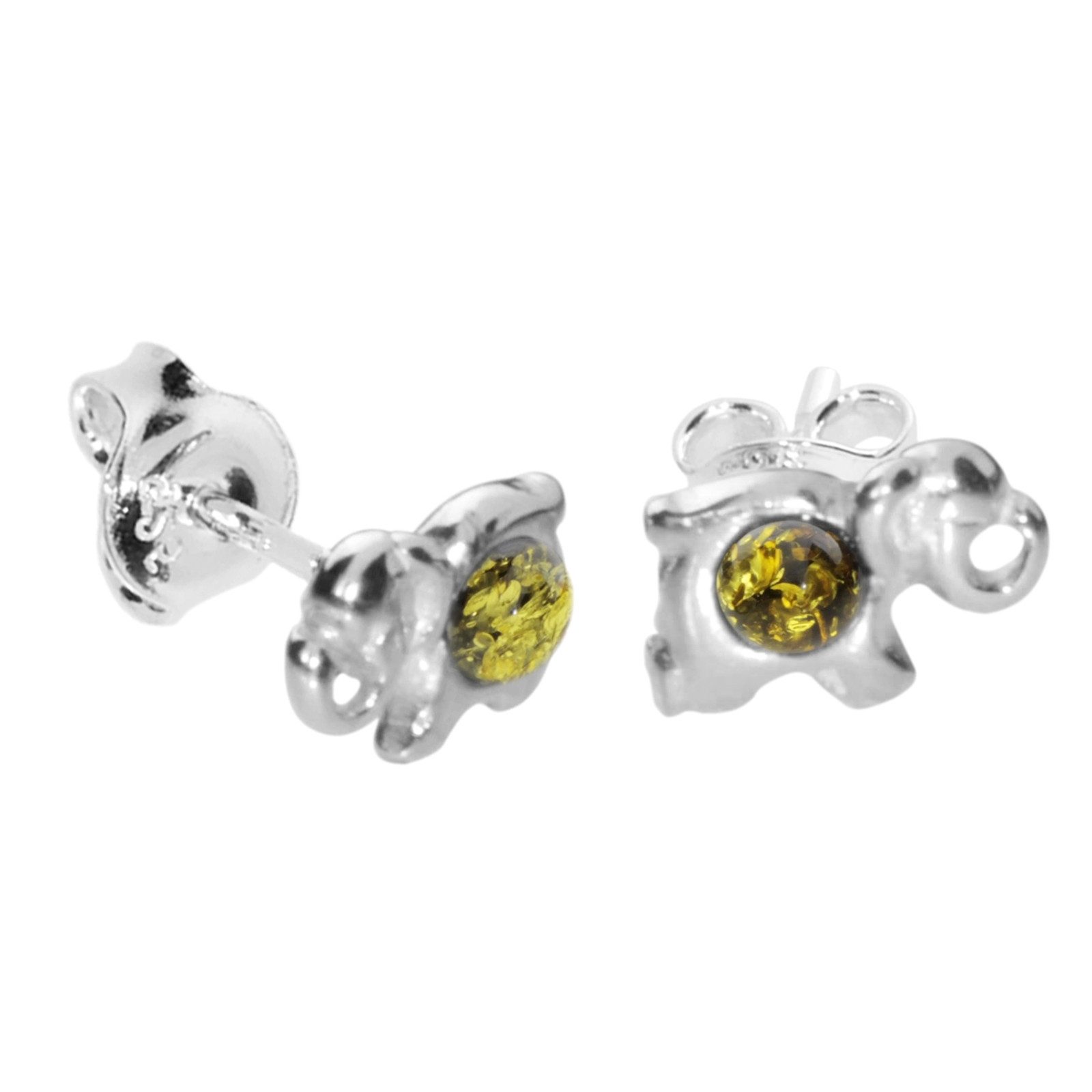OSTSEE-SCHMUCK Paar Ohrstecker Ostsee-Schmuck Ohrstecker Elefant Ohrstecker Elefant (2-tlg)