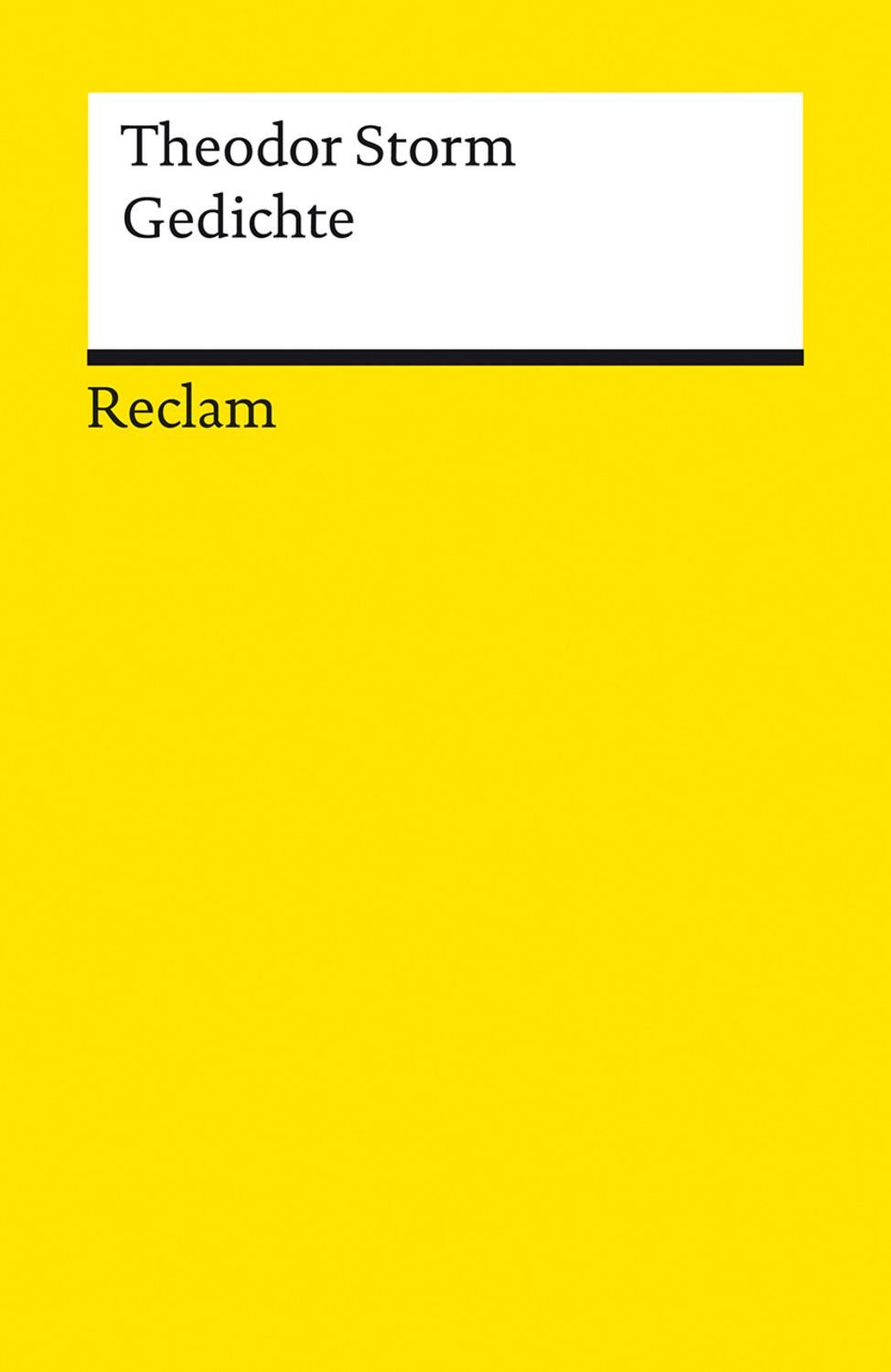 Gedichte / Theodor Storm
