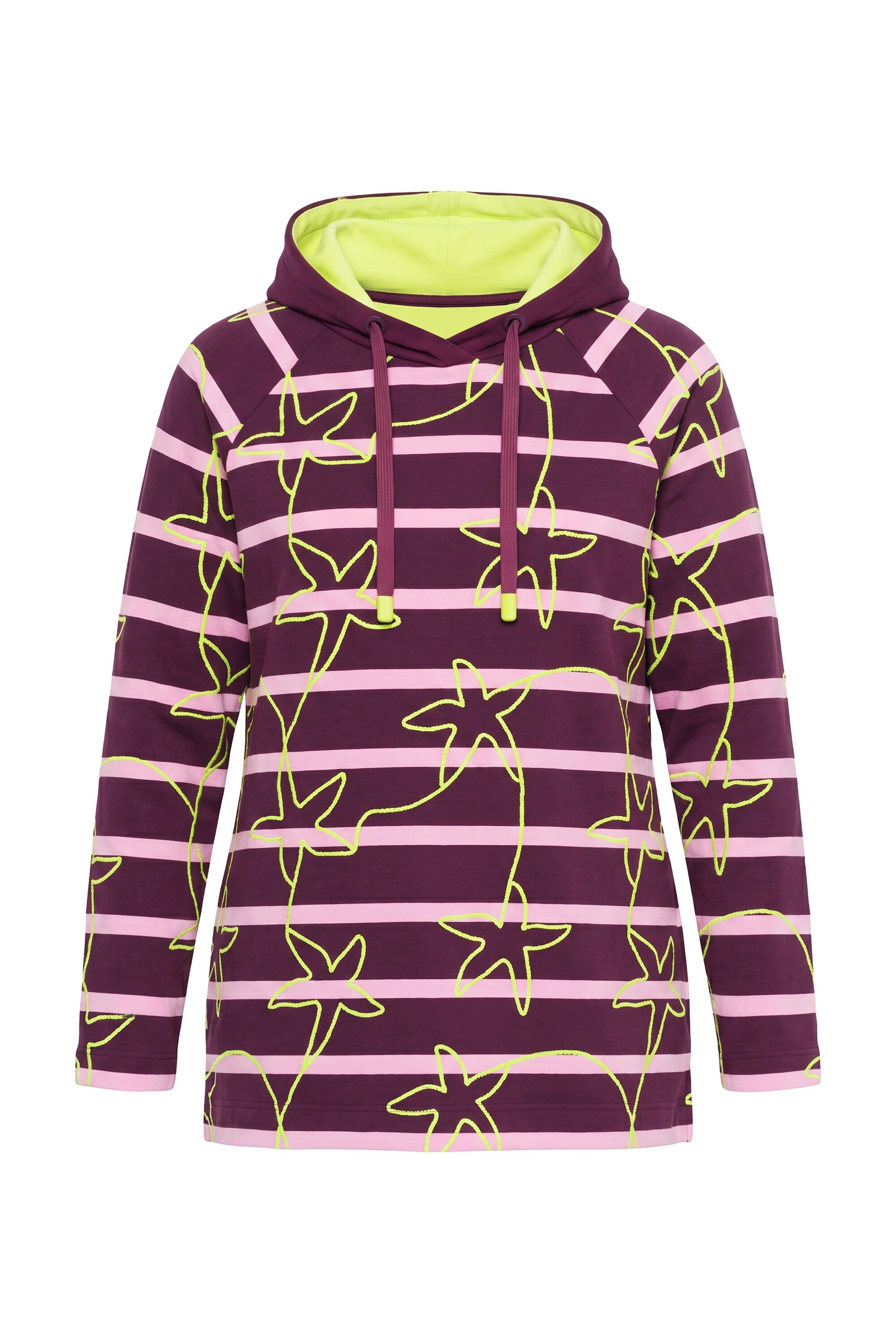 Laurasøn Sweatshirt Sweatshirt Kapuze Langarm Print – Bild 2 von 4