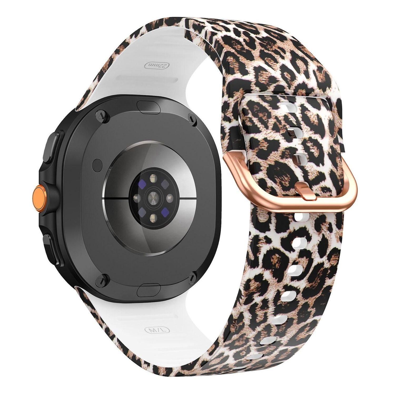 Wigento Smartwatch-Armband Silikon Motiv Design Armband für Samsung Galaxy Watch 8 / 8 Classic, Hautfreundlich, verstellbar, waschbar