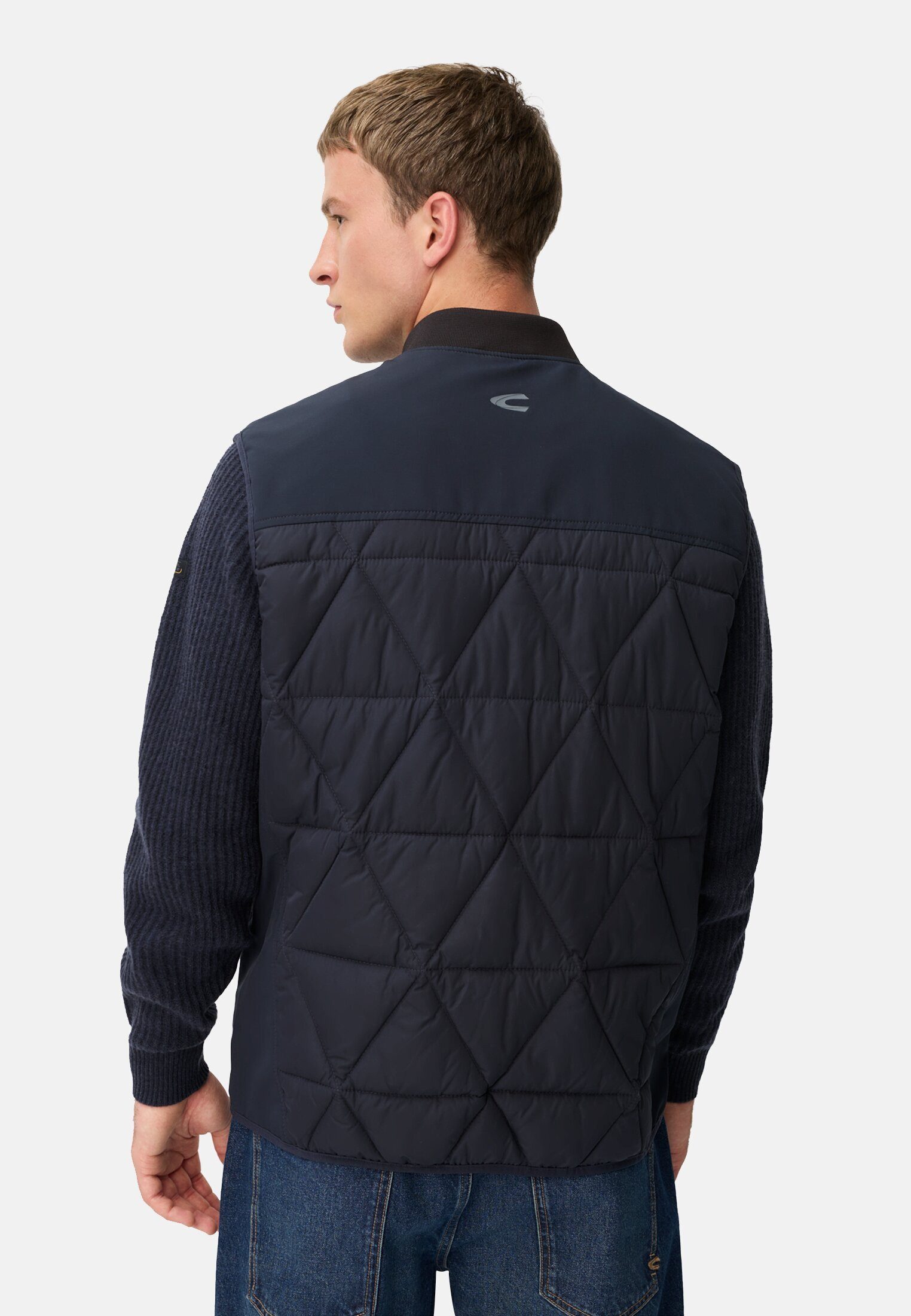 camel active Funktionsweste aus reinem Polyester ärmellos Stehkragen Weste_ günstig online kaufen