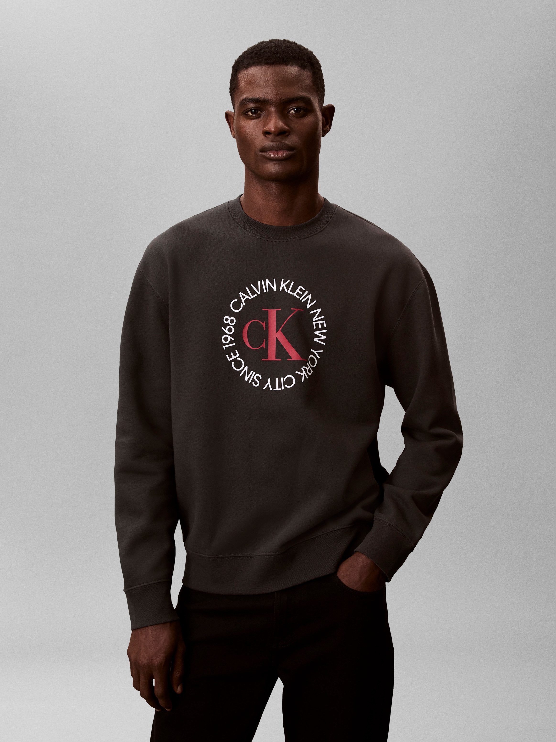 Calvin Klein Jeans Sweatshirt Regular fit mit Rundhalsausschnitt günstig online kaufen