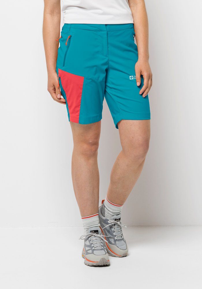 Jack Wolfskin Funktionsshorts GLASTAL SHORTS W tile-blue