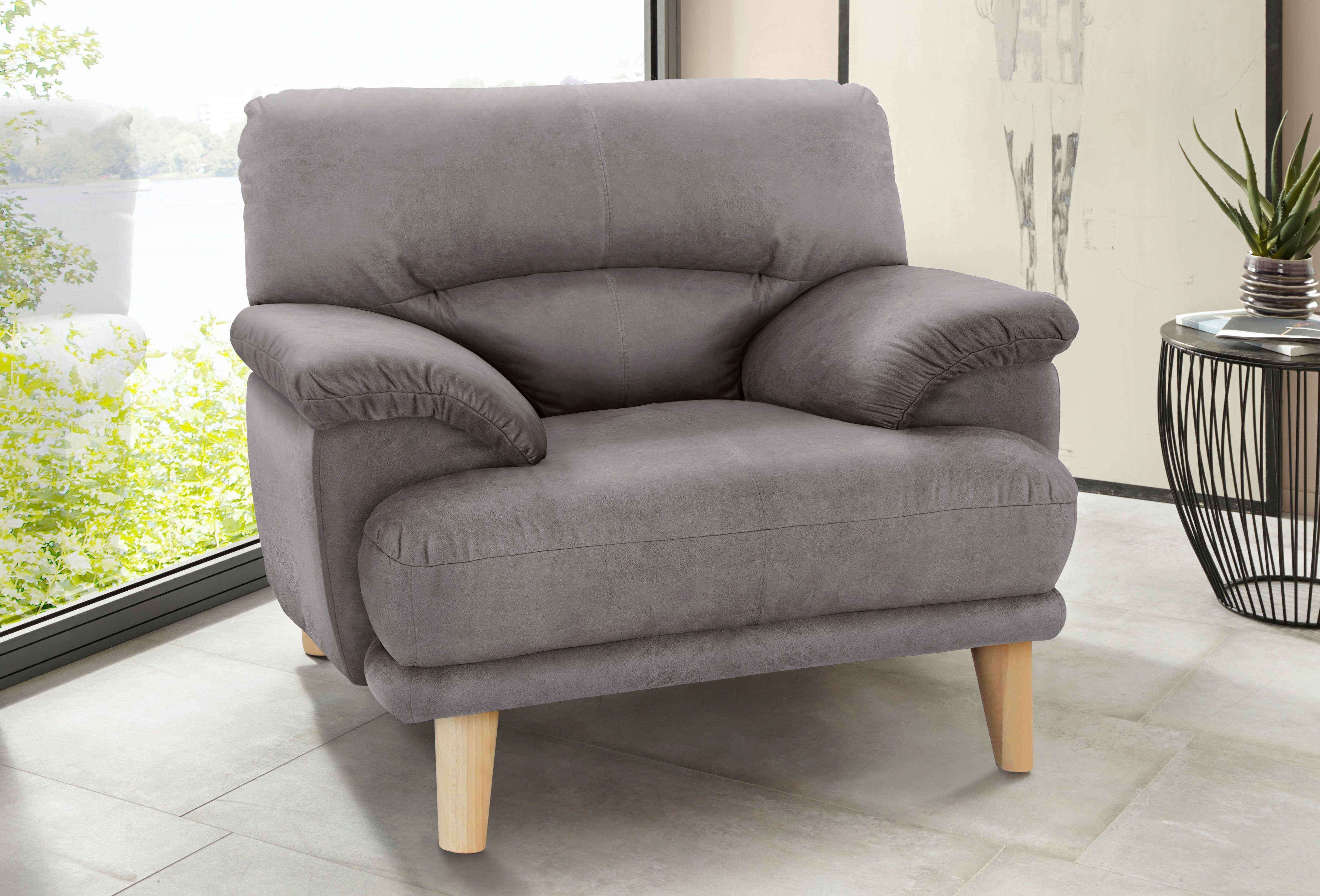 TRENDMANUFAKTUR Sessel Cecilia, Loungesessel, italienisches Design, günstig online kaufen