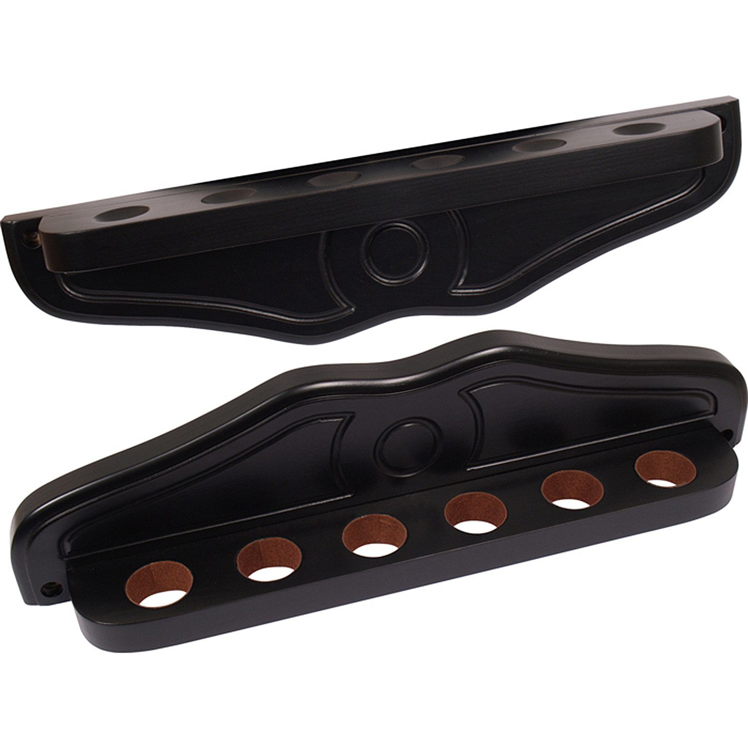 Billardqueue Billard Queue Wandhalter Deluxe für 6 Queues - Ahornholz