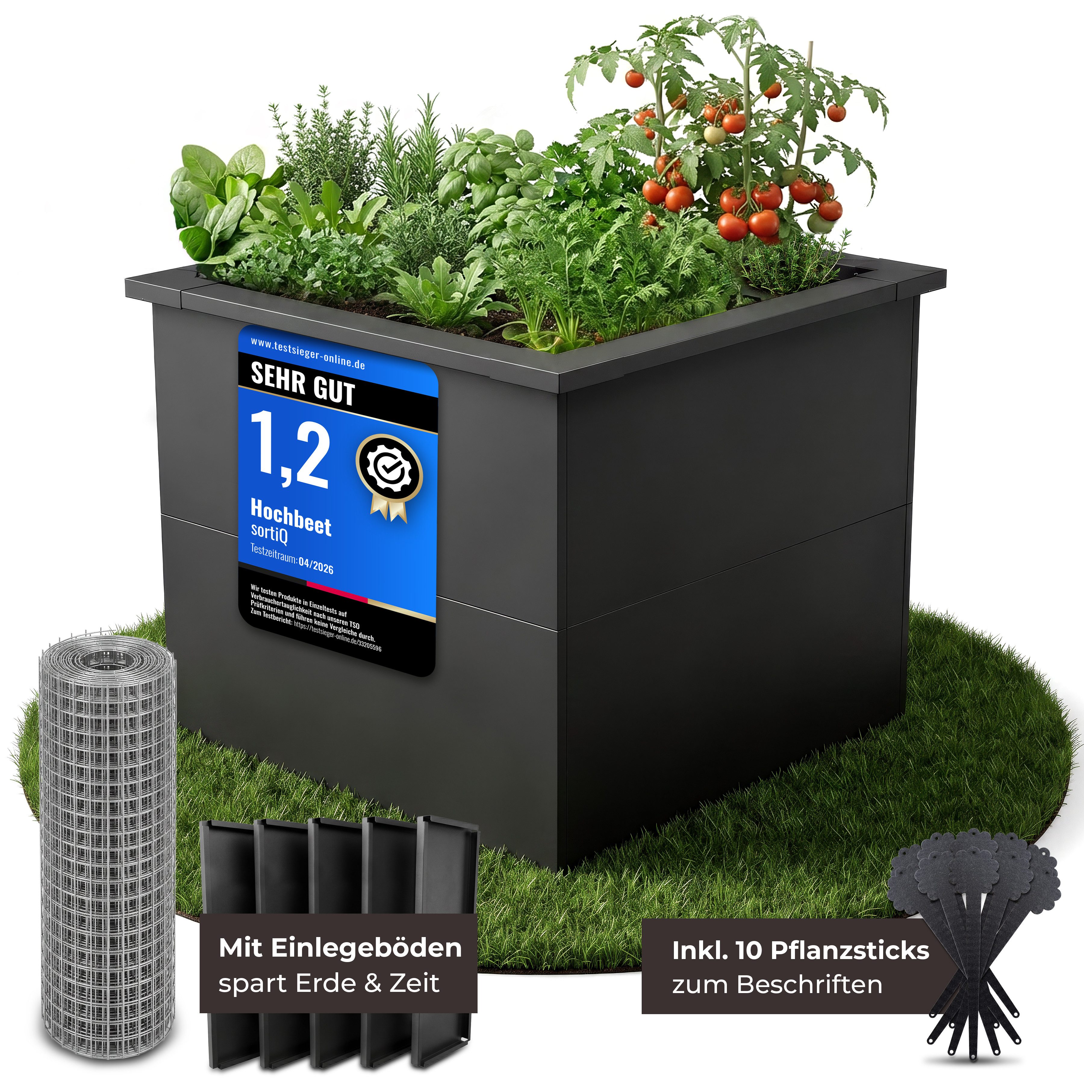 sortiQ Hochbeet Hochbeet-Set
