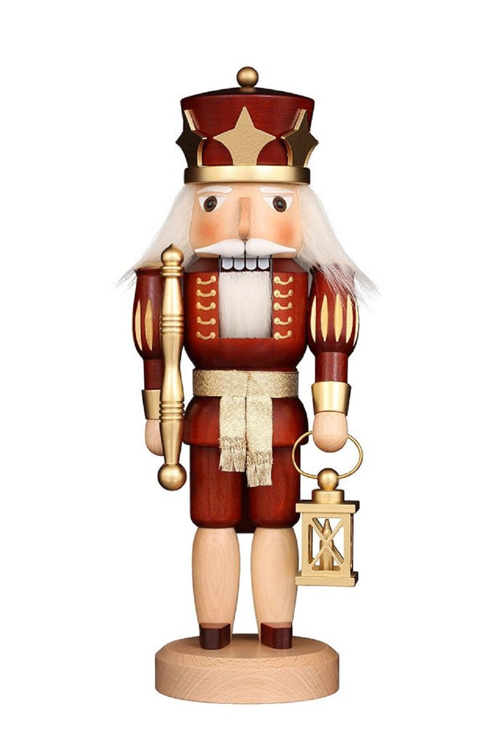 Christian Ulbricht Nussknacker Klassik Serie " Prinz natur/gold" NEU 2024 wunderschön, Holz
