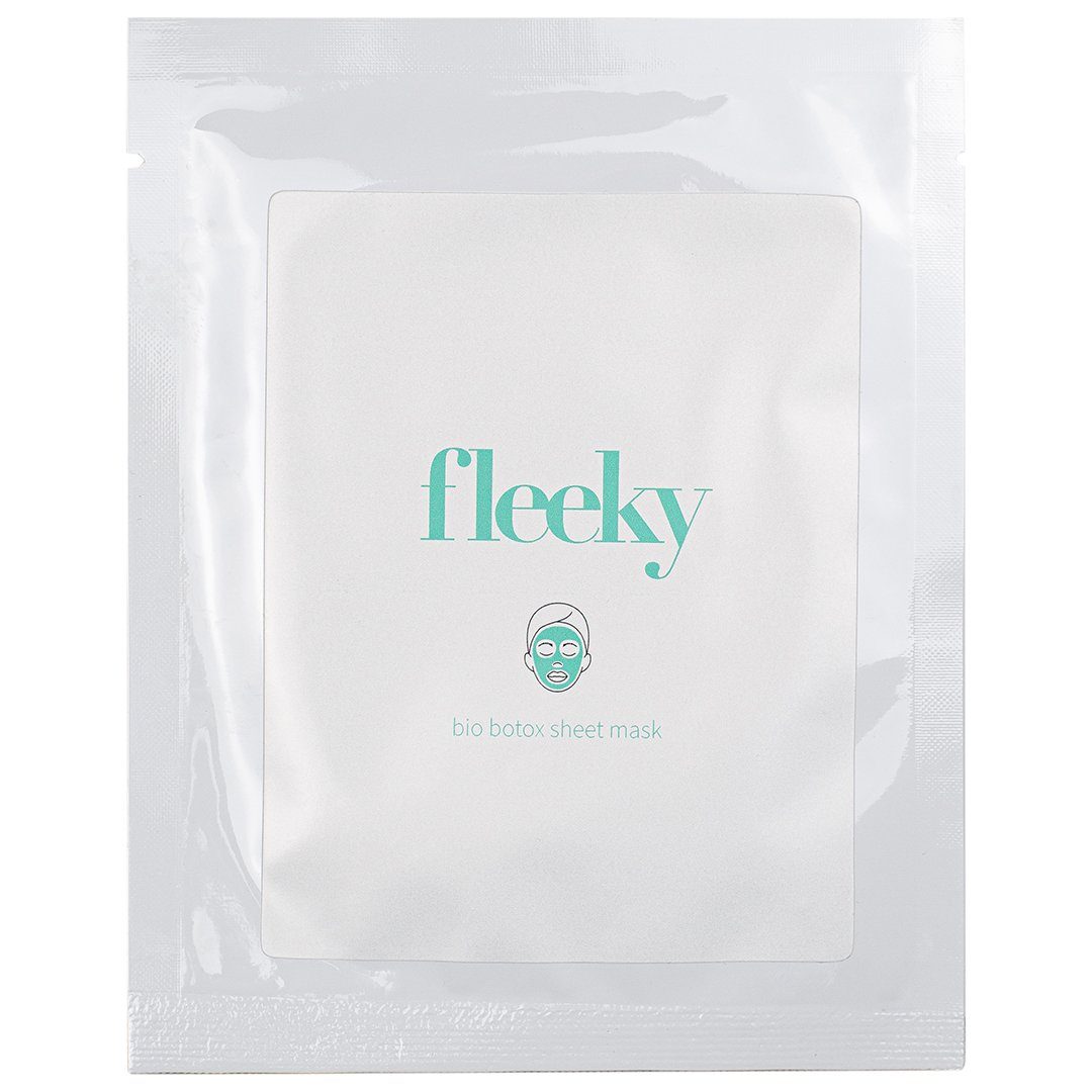 fleeky Tuchmaske Bio Botox Dermaroller, Needle Sheet Mask mit 540 1-tlg