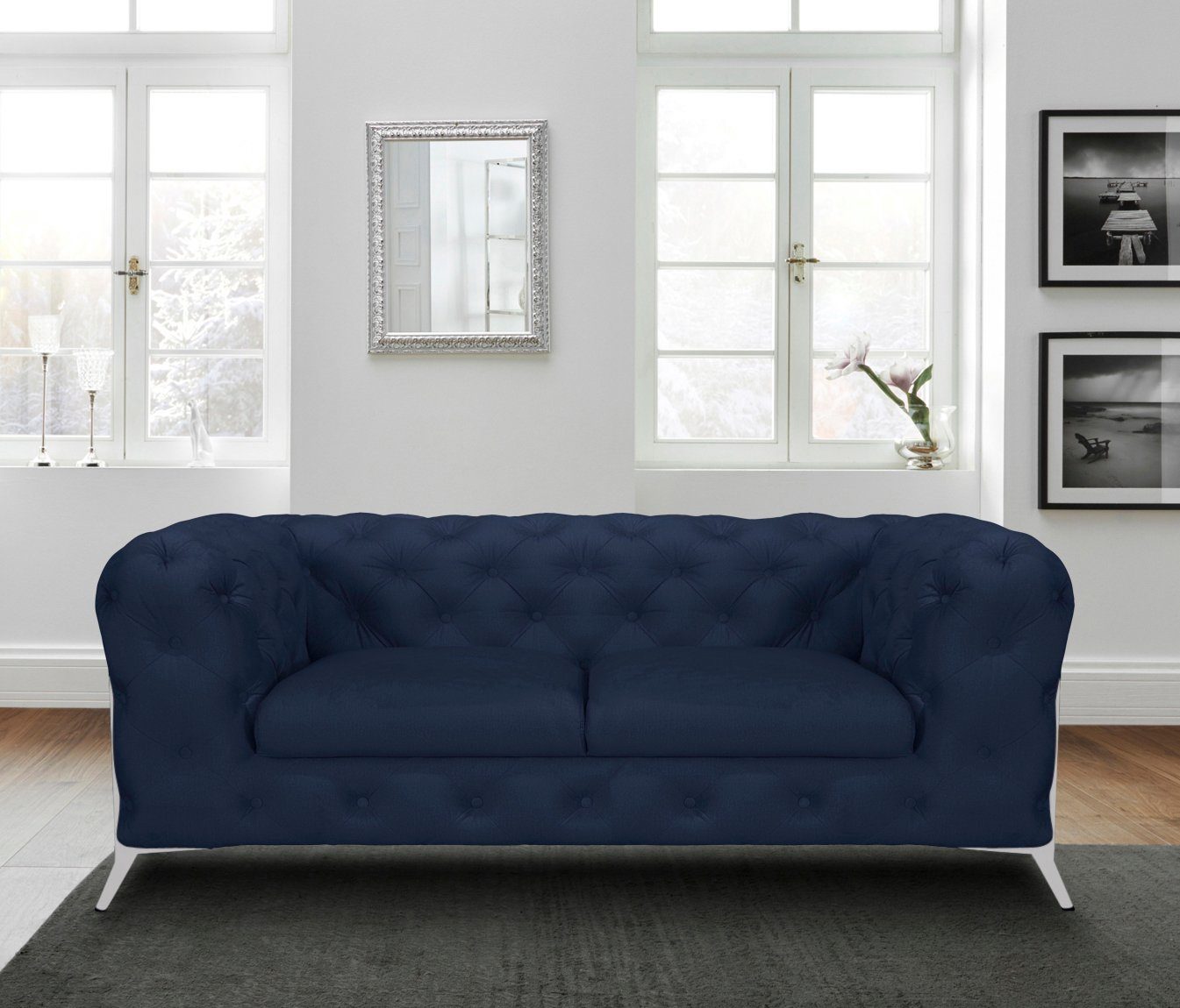 Leonique Chesterfield-Sofa Amaury, aufwändige Knopfheftung, moderne günstig online kaufen