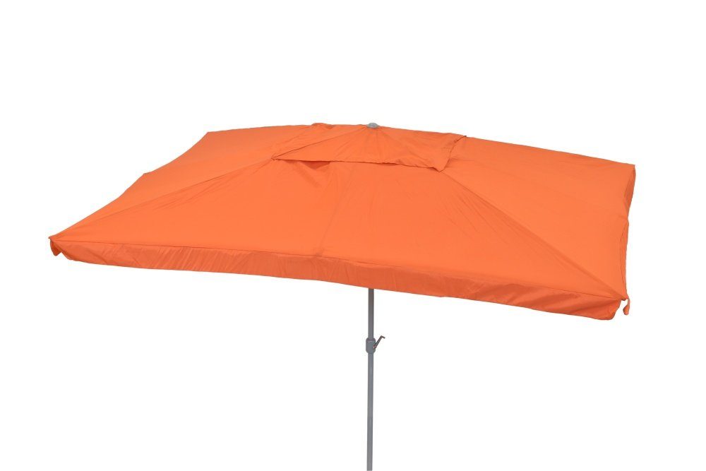 MERXX Sonnenschirm terracotta, LxB: 400,00x180,00 cm, Abknickbar