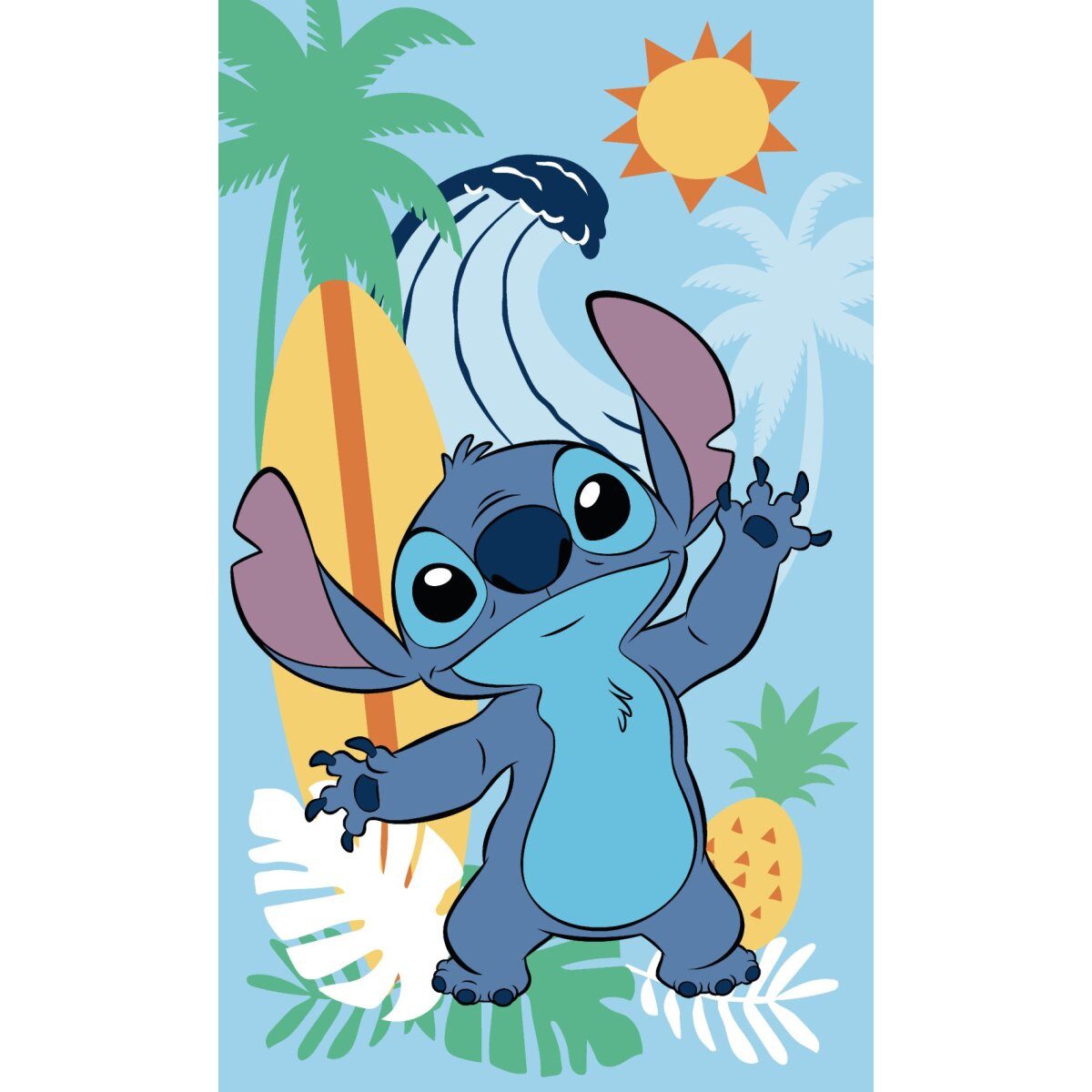 Lilo & Stitch Handtücher Lilo & Stitch Handtuch 30x50cm – Ananas Motiv für günstig online kaufen