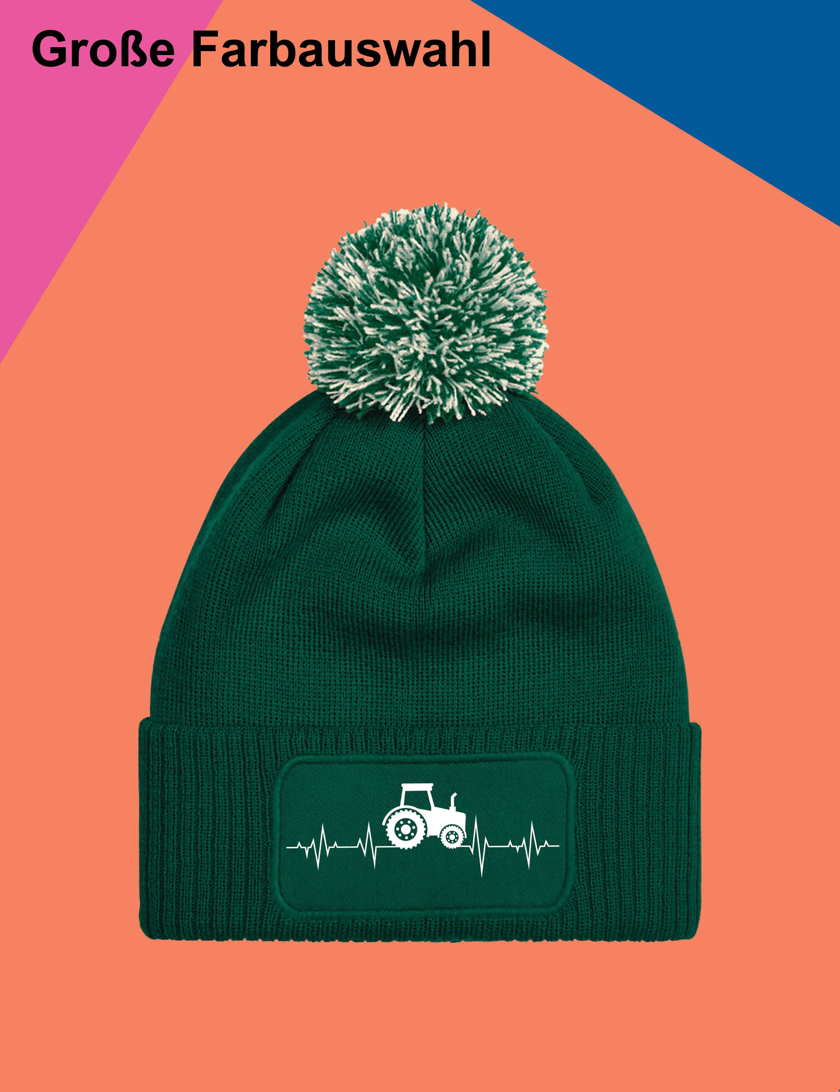 Youth Designz Beanie Unisex Strick Bommel günstig online kaufen