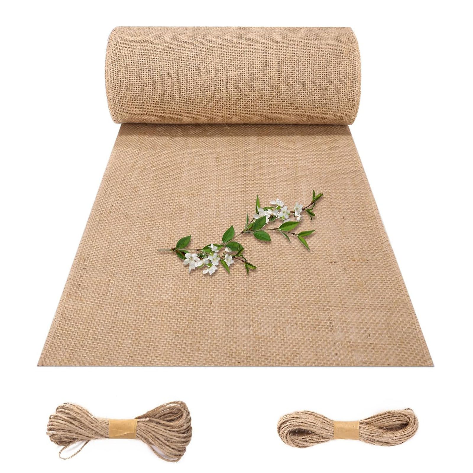 LEAZZLE Tischdecke Tischläufer aus Woven Hessian günstig online kaufen