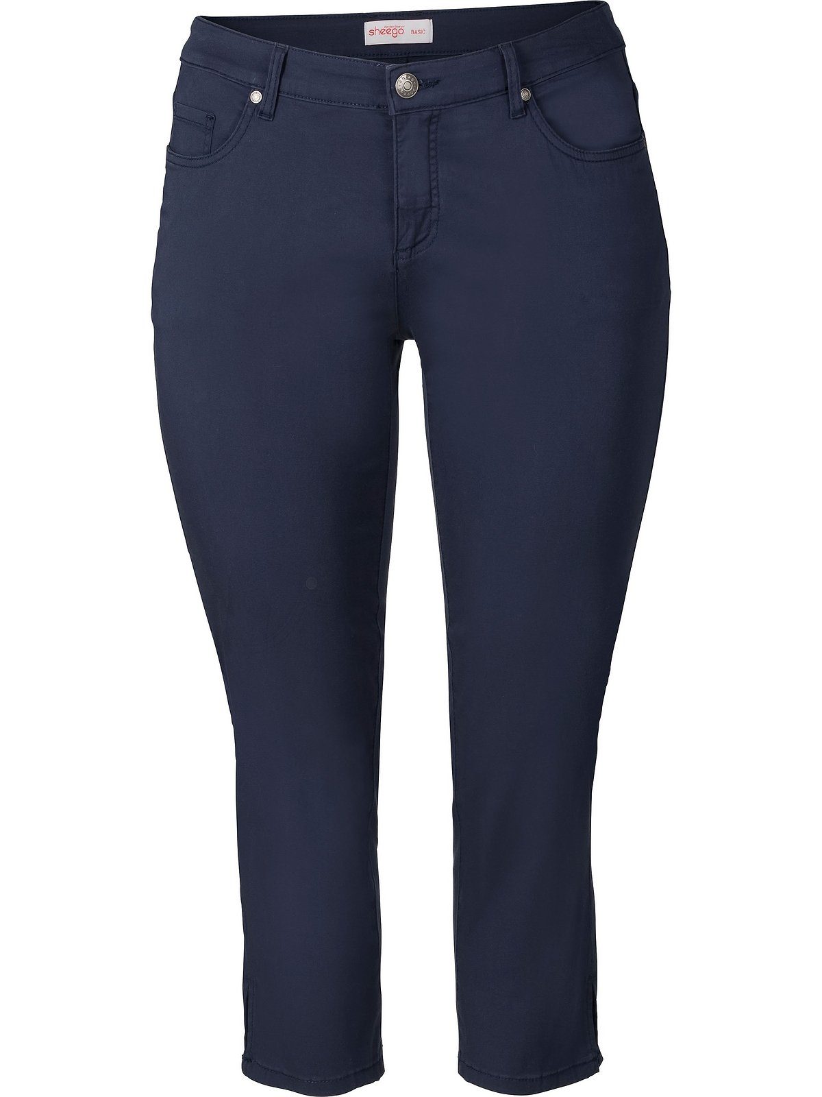 Sheego 7/8-Hose Große Größen aus elastischem Baumwoll-Twill
