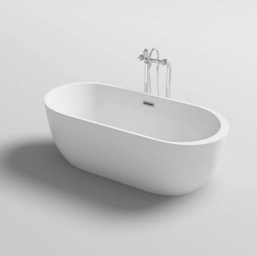 HOME DELUXE Badewanne Freistehende Badewanne CODO, (1-tlg), 170 x 80 x 58 cm - Füllmenge: 204 Liter I Freistehende Badewanne Spa