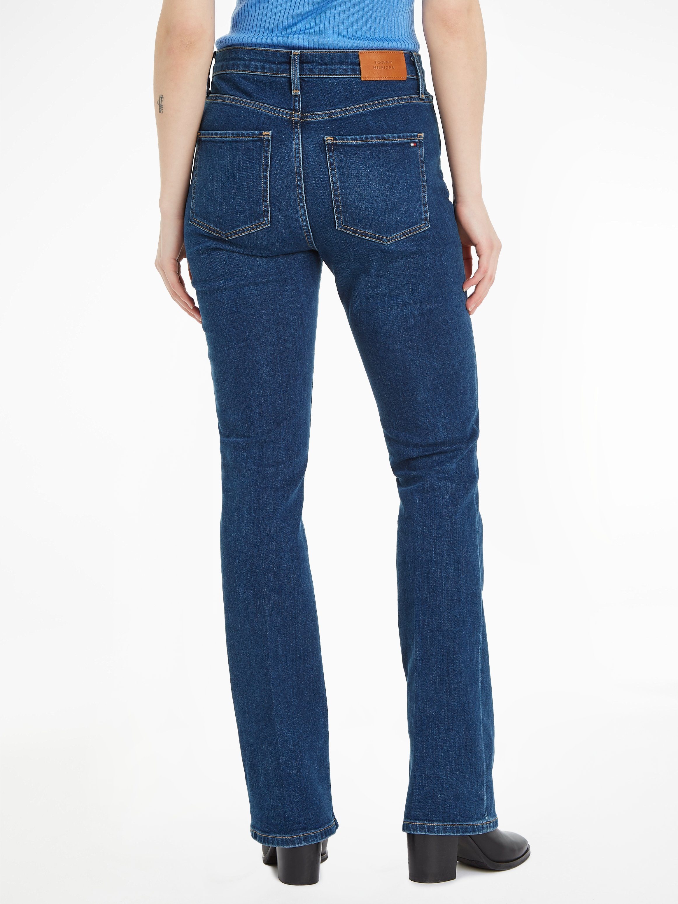 Tommy Hilfiger Bootcut-Jeans mit Bügelfalten günstig online kaufen